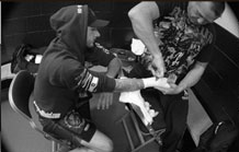 Bobby Flynn before a submission win